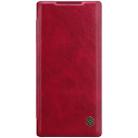 NILLKIN QIN Series Crazy Horse Texture Horizontal Flip Leather Case with Card Slot(Red) - 3