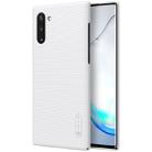 NILLKIN Frosted Concave-convex Texture PC Case for Galaxy Note 10 / Note 10 5G(White) - 1