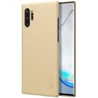 NILLKIN Frosted Concave-convex Texture PC Case for Galaxy Note 10+ / Note 10+ 5G(Gold) - 1