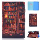 for Galaxy Tab A 10.1 (2019) T510 Colored Drawing Stitching Horizontal Flip Leather Case, with Holder & Card Slots(Bookshelf) - 1