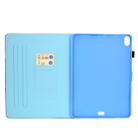 For iPad Pro 11 inch Colored Drawing Stitching Horizontal Flip Leather Case, with Holder & Card Slots & Sleep / Wake-up function(Bookshelf) - 8