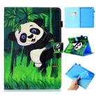 For iPad Pro 10.5 2017 / 2019 Colored Drawing Stitching Horizontal Flip Leather Case, with Holder & Card Slots & Sleep / Wake-up function(Panda) - 1