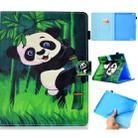 For iPad 2 / 3 / 4 Colored Drawing Stitching Horizontal Flip Leather Case, with Holder & Card Slots & Sleep / Wake-up function(Panda) - 1