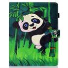 For iPad 2 / 3 / 4 Colored Drawing Stitching Horizontal Flip Leather Case, with Holder & Card Slots & Sleep / Wake-up function(Panda) - 2