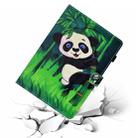For iPad 2 / 3 / 4 Colored Drawing Stitching Horizontal Flip Leather Case, with Holder & Card Slots & Sleep / Wake-up function(Panda) - 3