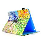 For iPad 2 / 3 / 4 Colored Drawing Stitching Horizontal Flip Leather Case, with Holder & Card Slots & Sleep / Wake-up function(Colorful Tree) - 7