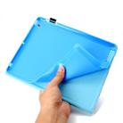 For iPad 2 / 3 / 4 Colored Drawing Stitching Horizontal Flip Leather Case, with Holder & Card Slots & Sleep / Wake-up function(Bookshelf) - 12