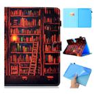 For iPad Pro 9.7 Colored Drawing Stitching Horizontal Flip Leather Case, with Holder & Card Slots & Sleep / Wake-up function(Bookshelf) - 1