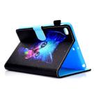 For iPad Mini 1 / 2 / 3 / 4 / 5 Colored Drawing Stitching Horizontal Flip Leather Case, with Holder & Card Slots & Sleep / Wake-up function(Super Cat) - 7