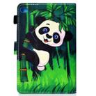 For iPad Mini 1 / 2 / 3 / 4 / 5 Colored Drawing Stitching Horizontal Flip Leather Case, with Holder & Card Slots & Sleep / Wake-up function(Panda) - 5