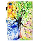 For iPad Mini 1 / 2 / 3 / 4 / 5 Colored Drawing Stitching Horizontal Flip Leather Case, with Holder & Card Slots & Sleep / Wake-up function(Colorful Tree) - 5