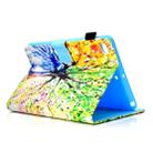 For iPad Mini 1 / 2 / 3 / 4 / 5 Colored Drawing Stitching Horizontal Flip Leather Case, with Holder & Card Slots & Sleep / Wake-up function(Colorful Tree) - 7