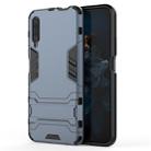 For Huawei Honor 9X / Honor 9X Pro (Without Fingerprint Hole) Shockproof PC + TPU Protective Case with Invisible Holder(Navy Blue) - 1