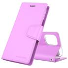 For iPhone 11 Pro MERCURY GOOSPERY SONATA DIARY Horizontal Flip Leather Case with Holder & Card Slots & Wallet(Purple) - 1