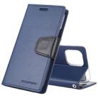 For iPhone 11 Pro MERCURY GOOSPERY SONATA DIARY Horizontal Flip Leather Case with Holder & Card Slots & Wallet(Navy) - 1