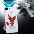 For Huawei Honor 9 Lite Coloured Drawing Pattern IMD Workmanship Soft TPU Protective Case(Glove Deer) - 1