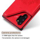 For Galaxy Note 10+ Cat Tree Embossing Pattern Shockproof Protective Case with Card Slots & Photo Frame(Rose Gold) - 7