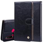 For Huawei P20 Lite (2019) / Nova 5i Business Style Oil Wax Texture Horizontal Flip Leather Case with Holder & Card Slots & Wallet(Black) - 1