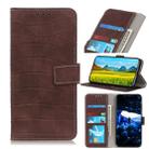 For Wiko Y50 / Sunny 4 Crocodile Texture Horizontal Flip Leather Case with Holder & Wallet & Card Slots & Photo Frame(Brown) - 1