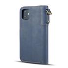 For iPhone 11 Pro Max Cowhide Texture Horizontal Flip Leather Case, with Holder & Card Slots & Wallet & Lanyard(Blue) - 3