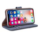 For iPhone 11 Pro Max Cowhide Texture Horizontal Flip Leather Case, with Holder & Card Slots & Wallet & Lanyard(Blue) - 4
