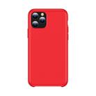 For iPhone 11 Pro TOTUDESIGN Liquid Silicone Dropproof Coverage Case(Red) - 1