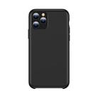 For iPhone 11 Pro Max TOTUDESIGN Liquid Silicone Dropproof Coverage Case(Black) - 1