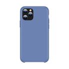 For iPhone 11 Pro Max TOTUDESIGN Liquid Silicone Dropproof Coverage Case(Blue) - 1