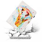 For iPad air / air 2 9.7 Colored Drawing Stitching Horizontal Flip Leather Case, with Holder & Card Slots(Watercolor Elephant) - 3