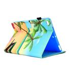 For iPad air / air 2 9.7 Colored Drawing Stitching Horizontal Flip Leather Case, with Holder & Card Slots(Sandbeach) - 7