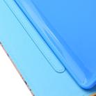 For iPad air / air 2 9.7 Colored Drawing Stitching Horizontal Flip Leather Case, with Holder & Card Slots(Sandbeach) - 11
