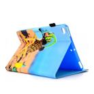 For iPad air / air 2 9.7 Colored Drawing Stitching Horizontal Flip Leather Case, with Holder & Card Slots(Pineapple) - 7