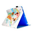 For iPad 2 / 3 / 4 Colored Drawing Stitching Horizontal Flip Leather Case, with Holder & Card Slots(Watercolor Elephant) - 7