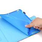 For iPad 2 / 3 / 4 Colored Drawing Stitching Horizontal Flip Leather Case, with Holder & Card Slots(Watercolor Elephant) - 12