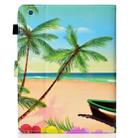 For iPad 2 / 3 / 4 Colored Drawing Stitching Horizontal Flip Leather Case, with Holder & Card Slots(Sandbeach) - 5