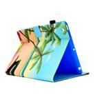 For iPad 2 / 3 / 4 Colored Drawing Stitching Horizontal Flip Leather Case, with Holder & Card Slots(Sandbeach) - 7