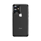 For iPhone 11 TOTUDESIGN Clear Crystal Series Metal + PC Protective Case(Black) - 1