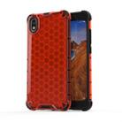 For Xiaomi Redmi 7A Honeycomb Shockproof PC + TPU Protective Case(Red) - 1