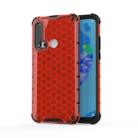 For Huawei Nova 5i Honeycomb Shockproof PC + TPU Protective Case(Red) - 1