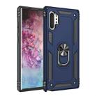 For Galaxy Note 10+ Armor Shockproof TPU + PC Protective Case with 360 Degree Rotation Holder(Blue) - 1