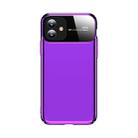 For iPhone 11 TOTUDESIGN Magic Mirror Series Shockproof PC + Glass Protective Case(Purple) - 1