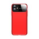 For iPhone 11 TOTUDESIGN Magic Mirror Series Shockproof PC + Glass Protective Case(Red) - 1