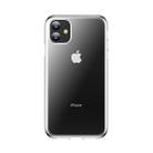 For iPhone 11 TOTUDESIGN Concise Series Shockproof Electroplating TPU Protective Case(Silver) - 1