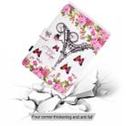 For iPad Pro 11 2018 Colored Drawing Stitching Horizontal Flip Leather Case, with Holder & Card Slots(Flower Tower) - 9