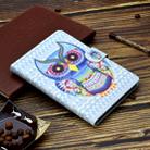 For iPad Mini 1 / 2 / 3 / 4 Colored Drawing Stitching Horizontal Flip Leather Case, with Holder & Card Slots(Colored Owl) - 10