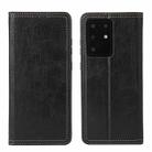 For Samsung Galaxy S20+ Fierre Shann Retro Tree Bark Texture PU Magnetic Horizontal Flip Leather Case with Holder & Card Slots & Wallet(Black) - 1