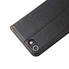 For iPhone SE 2022 / SE 2020 / 8 / 7 Fierre Shann PU Genuine Leather Texture Horizontal Flip Leather Case with Holder & Card Slots & Wallet(Black) - 7