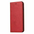 For iPhone SE 2022 / SE 2020 / 8 / 7 Fierre Shann PU Genuine Leather Texture Horizontal Flip Leather Case with Holder & Card Slots & Wallet(Red) - 2