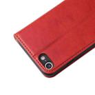 For iPhone SE 2022 / SE 2020 / 8 / 7 Fierre Shann PU Genuine Leather Texture Horizontal Flip Leather Case with Holder & Card Slots & Wallet(Red) - 7