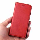 For iPhone SE 2022 / SE 2020 / 8 / 7 Fierre Shann PU Genuine Leather Texture Horizontal Flip Leather Case with Holder & Card Slots & Wallet(Red) - 8